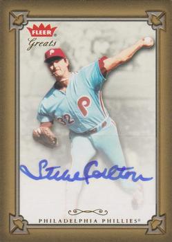 2004 Fleer Greats of the Game - Autographs #GBA-SC1 Steve Carlton Front