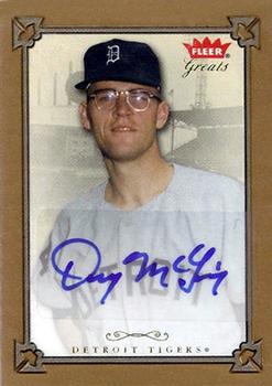 2004 Fleer Greats of the Game - Autographs #GBA-DM Denny McLain Front