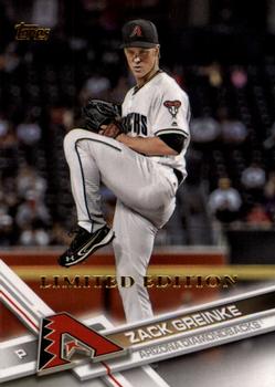 2017 Topps - Limited Edition #560 Zack Greinke Front