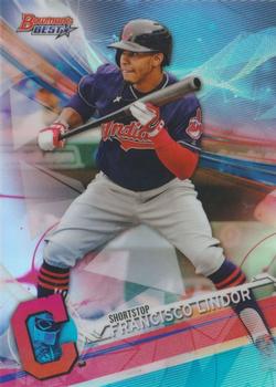 2017 Bowman's Best - Refractor #44 Francisco Lindor Front