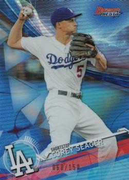 2017 Bowman's Best - Blue Refractor #10 Corey Seager Front