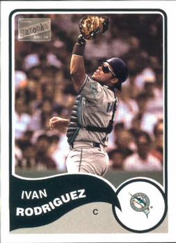 2003 Bazooka #101 Ivan Rodriguez Front