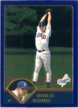 2003 Topps Chrome #19 Hideo Nomo Front