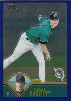 2003 Topps Chrome #44 Josh Beckett Front