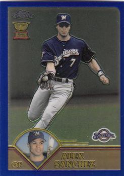 2003 Topps Chrome #172 Alex Sanchez Front