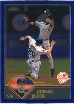 2003 Topps Chrome #247 Derek Jeter Front