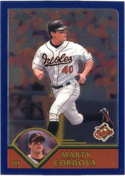 2003 Topps Chrome #254 Marty Cordova Front