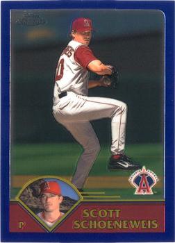 2003 Topps Chrome #296 Scott Schoeneweis Front