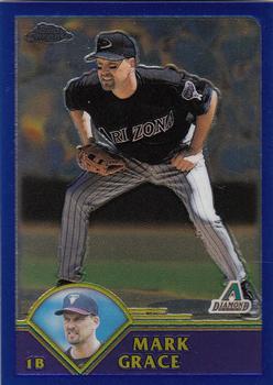 2003 Topps Chrome #390 Mark Grace Front