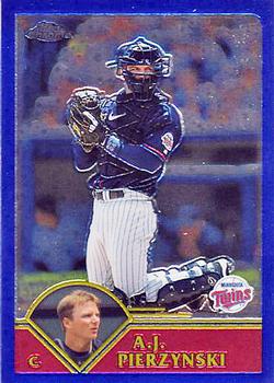 2003 Topps Chrome #412 A.J. Pierzynski Front