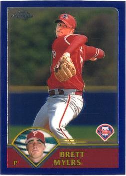 2003 Topps Chrome #414 Brett Myers Front