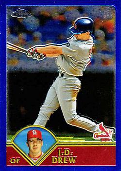 2003 Topps Chrome #417 J.D. Drew Front