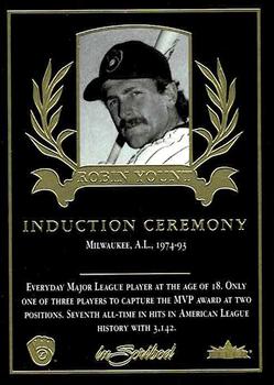 2004 Fleer InScribed - Induction Ceremony #4IC Robin Yount Front