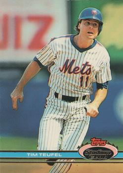 1991 Stadium Club #43 Tim Teufel Front