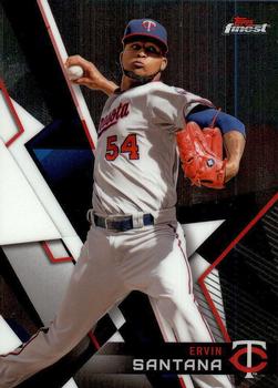 2018 Finest #32 Ervin Santana Front