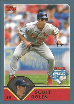 2003 Topps Opening Day #26 Scott Rolen Front