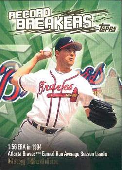 2003 Topps - Record Breakers (Series Two) #RB-GM Greg Maddux Front