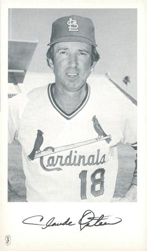 1980 St. Louis Cardinals #NNO Claude Osteen Front