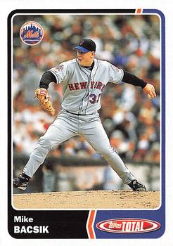 2003 Topps Total #263 Mike Bacsik Front