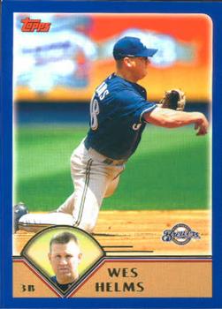 2003 Topps Traded & Rookies #T78 Wes Helms Front