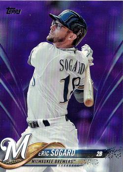 2018 Topps - Purple #666 Eric Sogard Front