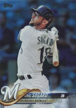 2018 Topps - Rainbow Foil #666 Eric Sogard Front