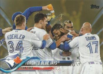 2018 Topps - Gold #584 Toronto Blue Jays Front
