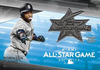 2018 Topps - MLB All-Star Game Manufactured Medallion Relics Black #ASTM-RC Robinson Cano Front