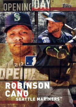 2018 Topps - MLB Opening Day Black #OD-1 Robinson Cano Front