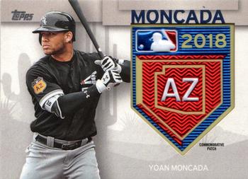 2018 Topps - MLB Spring Training Logo Manufactured Patch Relics #STP-YMN Yoan Moncada Front