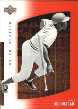 2003 UD Authentics #15 Joe Morgan Front