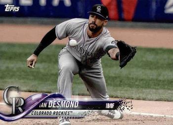 2018 Topps Colorado Rockies #CO-15 Ian Desmond Front