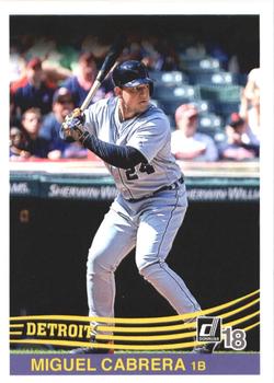 2018 Donruss #237 Miguel Cabrera Front