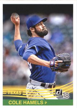 2018 Donruss #267 Cole Hamels Front