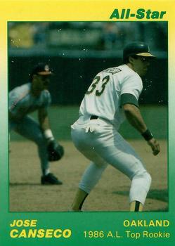 1991 Star All-Star #42 Jose Canseco Front