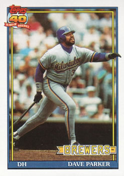 1991 Topps #235 Dave Parker Front