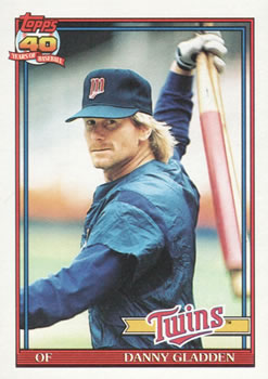 1991 Topps #778 Danny Gladden Front