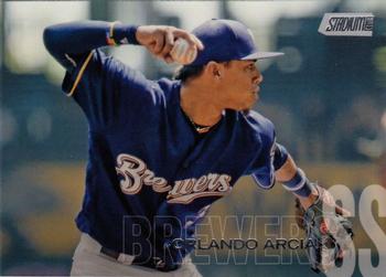 2018 Stadium Club #235 Orlando Arcia Front