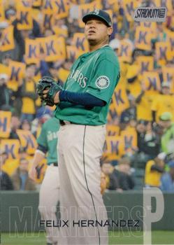 2018 Stadium Club #252 Felix Hernandez Front