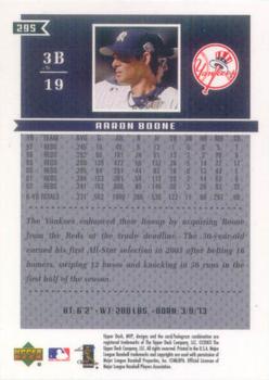 2003 Upper Deck MVP #295 Aaron Boone | Trading Card Database