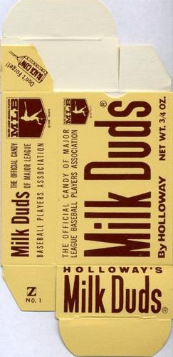 1971 Milk Duds - Boxes #NNO Rico Petrocelli Back