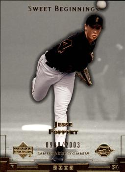 2003 Upper Deck Sweet Spot #181 Jesse Foppert Front