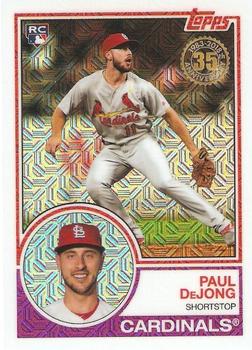 2018 Topps - 1983 Topps Baseball 35th Anniversary Chrome Silver Pack #34 Paul DeJong Front