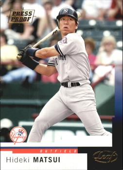 2004 Leaf - Press Proofs Gold #57 Hideki Matsui Front