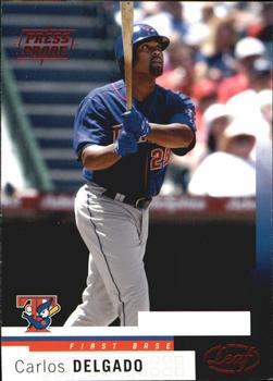 2004 Leaf - Press Proofs Red #92 Carlos Delgado Front