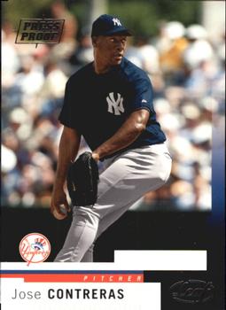 2004 Leaf - Press Proofs Silver #60 Jose Contreras Front