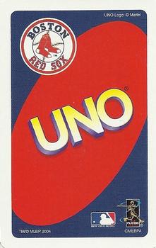 2004 UNO Boston Red Sox #GD Keith Foulke / Jason Varitek Back