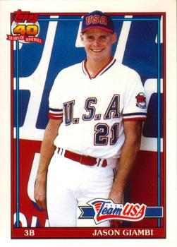 1991 Topps Traded #45T Jason Giambi Front