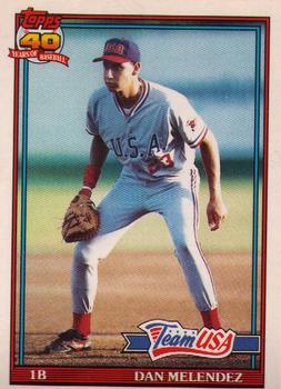 1991 Topps Traded #80T Dan Melendez Front