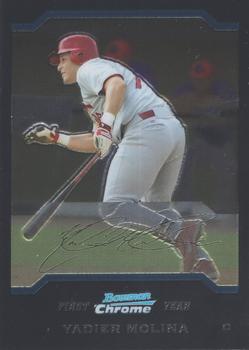 2004 Bowman Chrome #301 Yadier Molina Front